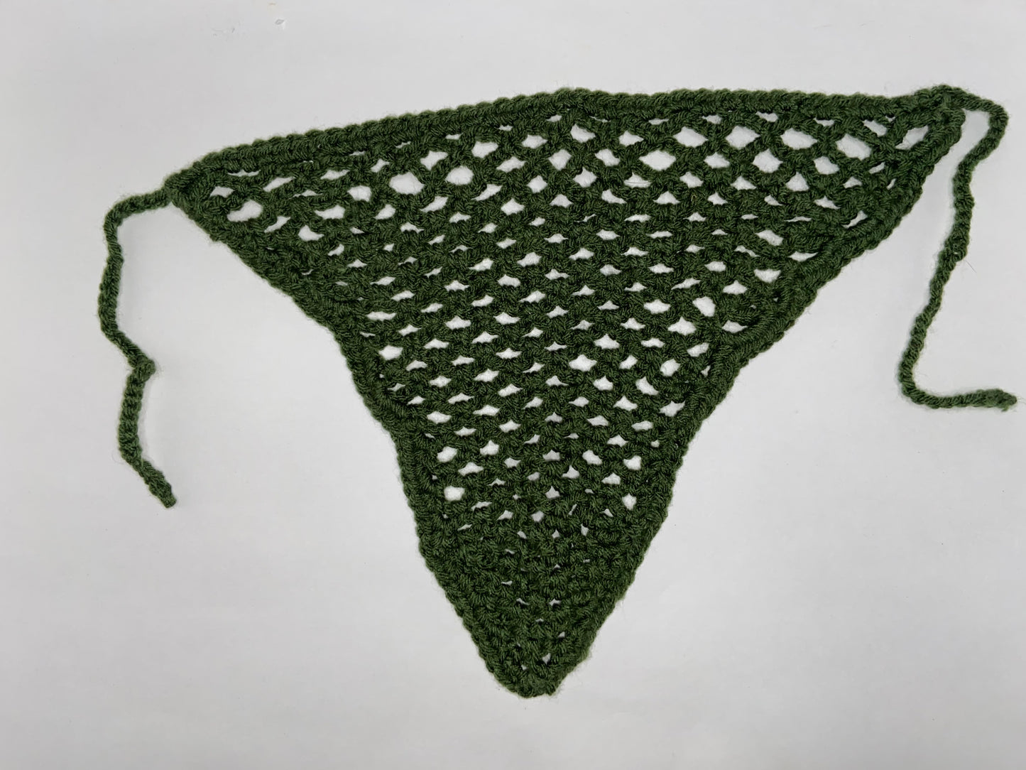 Small Green Netted Bandana
