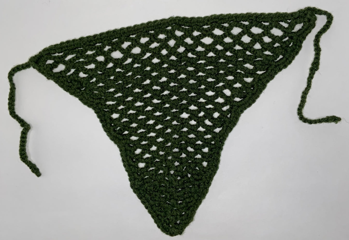 Small Green Netted Bandana