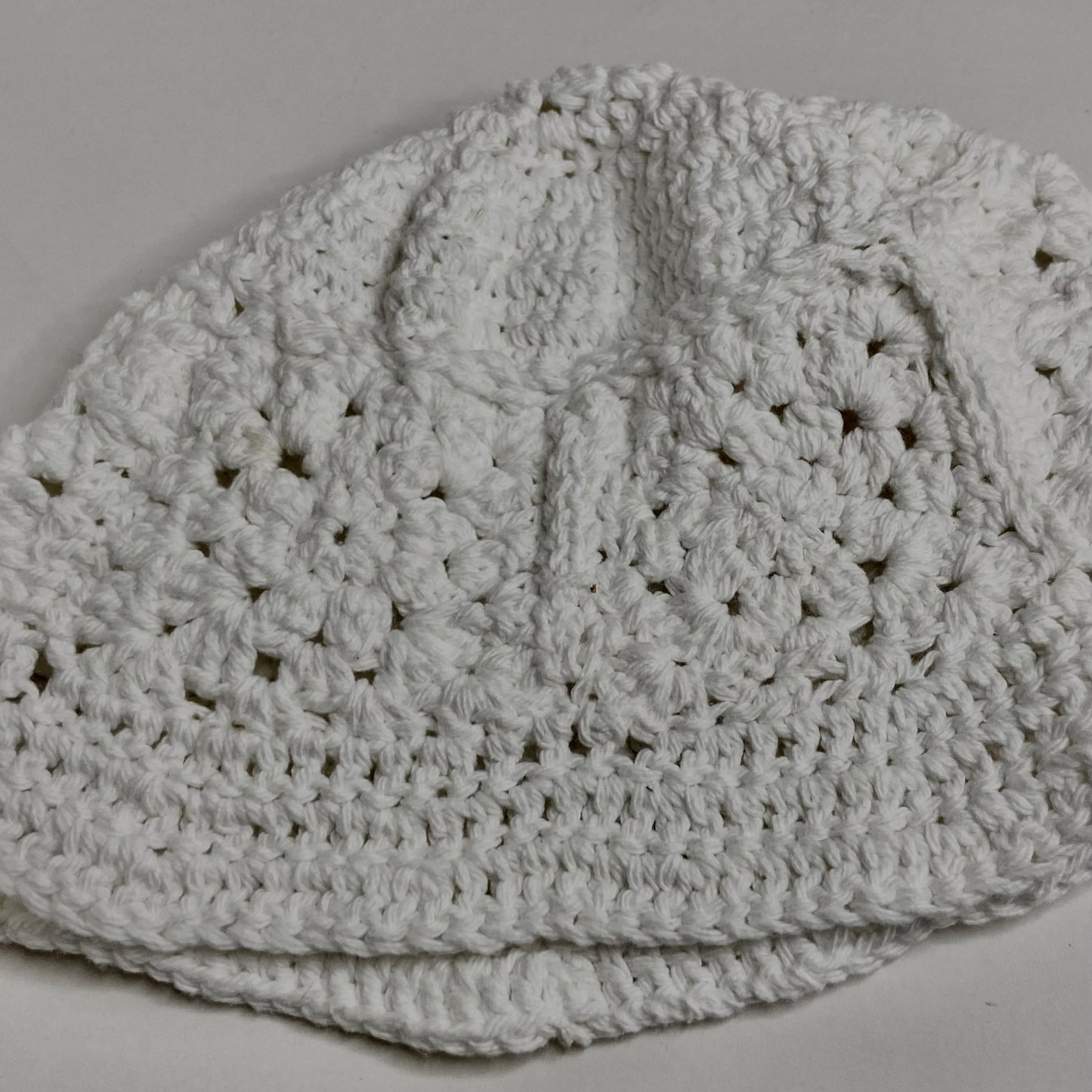 White Cotton Bucket Hat