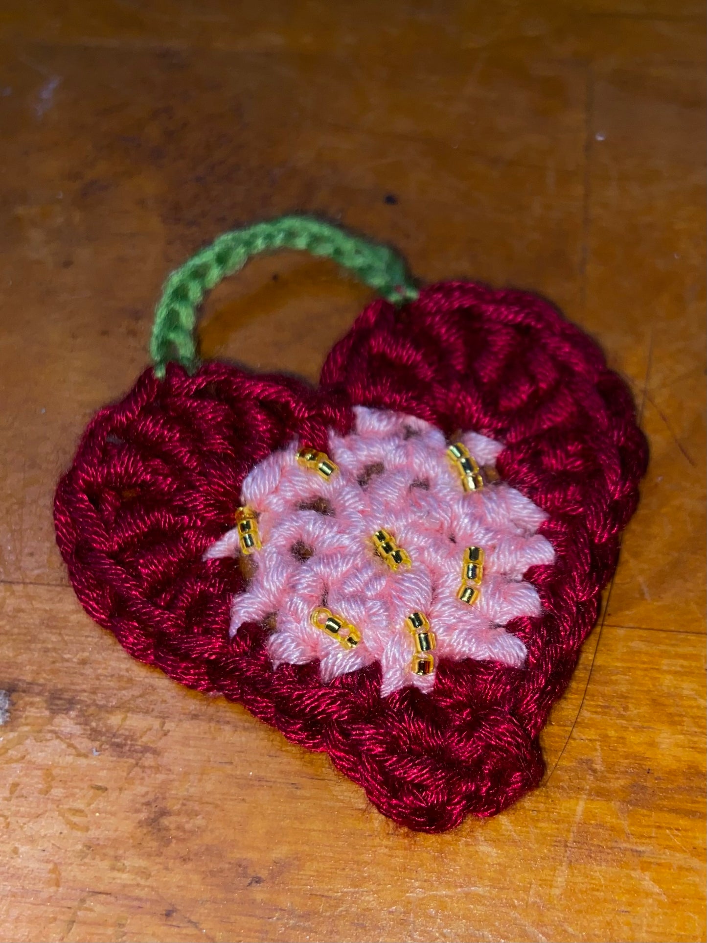 Silk Valentines Strawberry Earrings