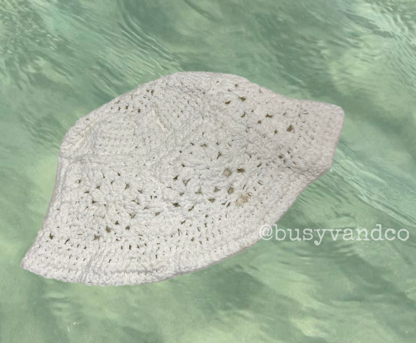 White Cotton Bucket Hat