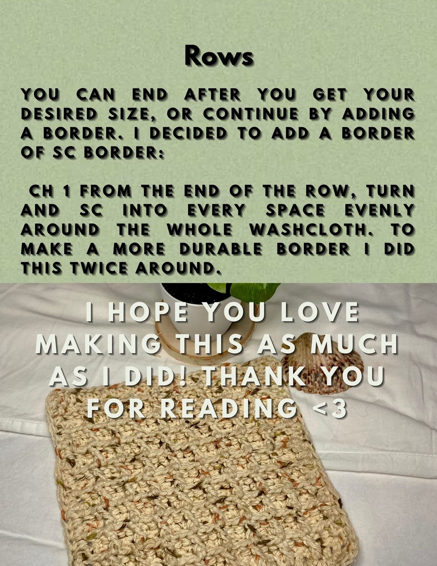 Perfect Waffle Stitch Crochet Pattern