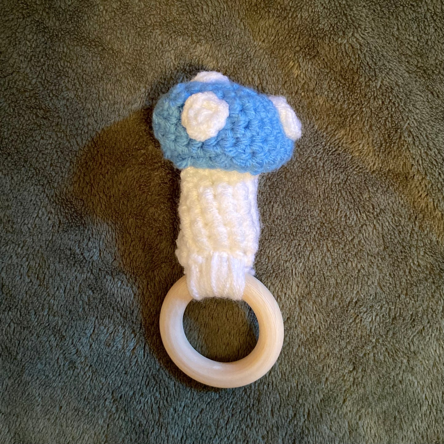 Mushroom Baby Rattle