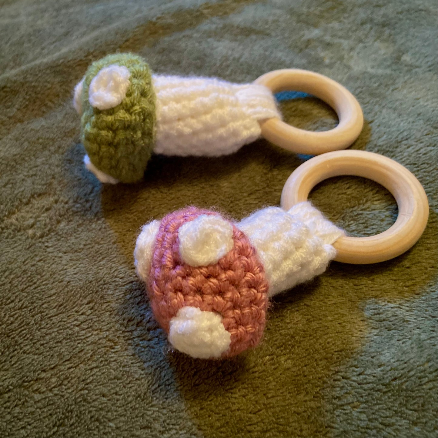 Mushroom Baby Rattle