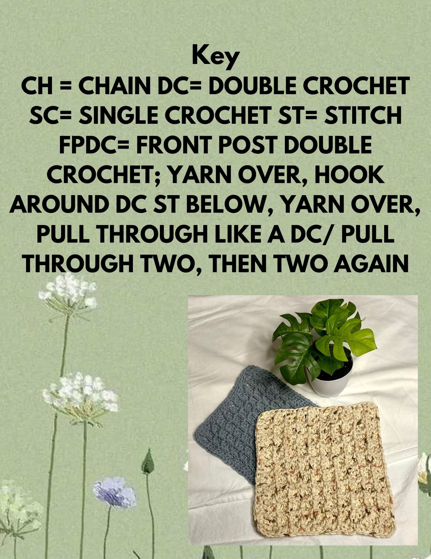 Perfect Waffle Stitch Crochet Pattern
