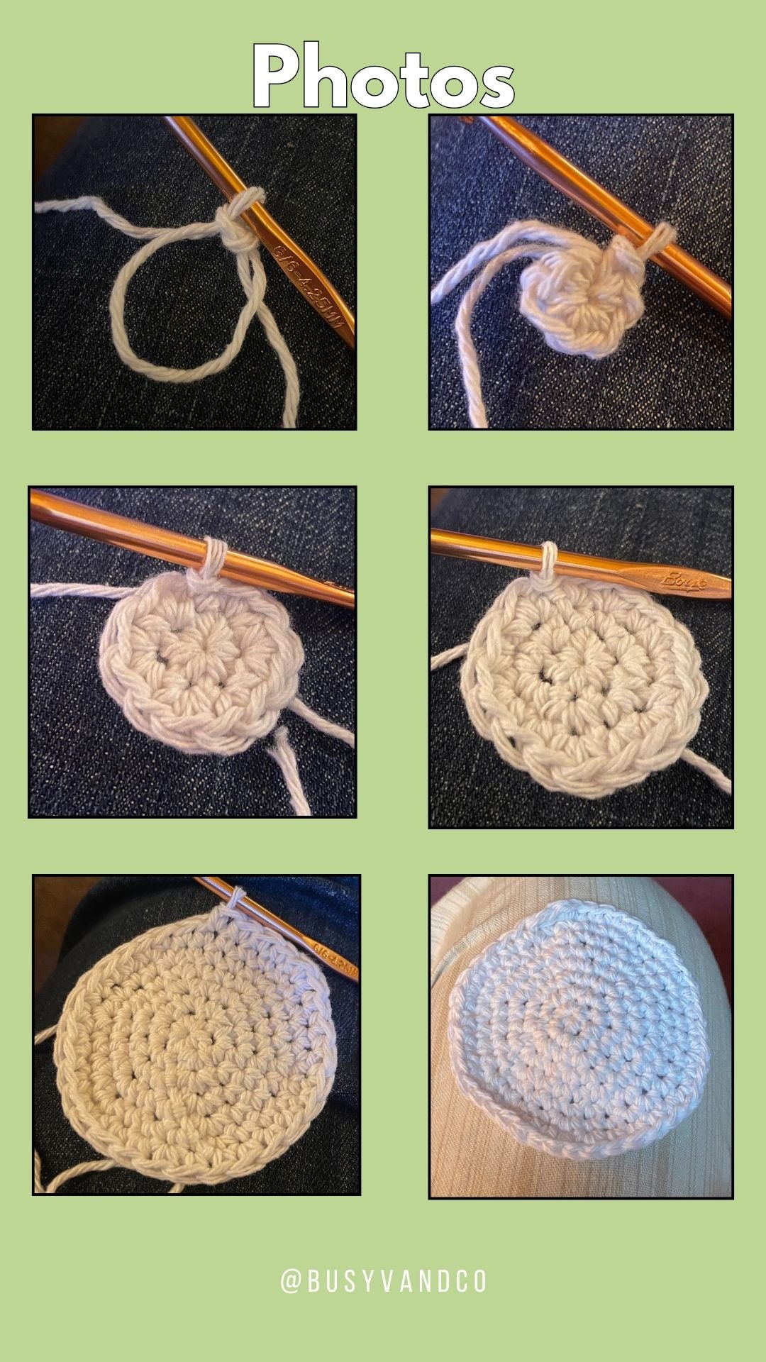 Dish Scrubby Crochet Pattern