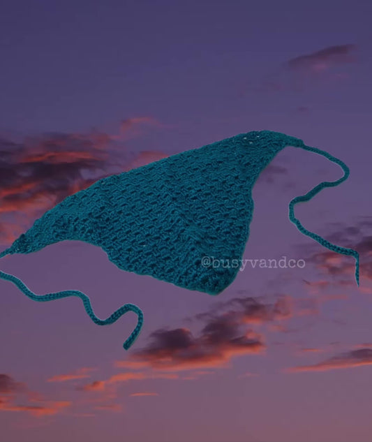 Medium Teal Bandana